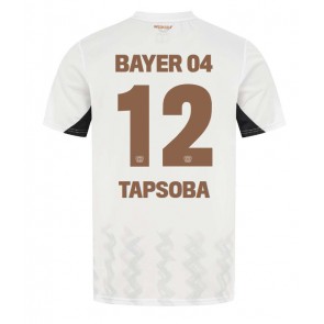 Bayer Leverkusen Edmond Tapsoba #12 Udebanetrøje 2024-25 Kort ærmer